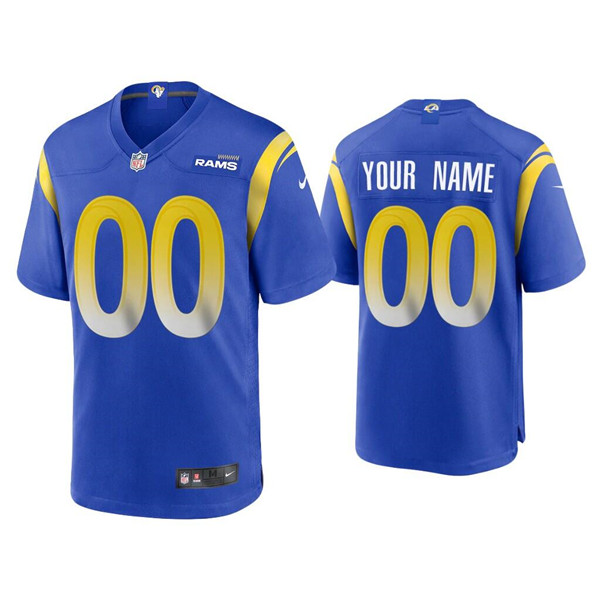 Toddlers Los Angeles Rams Active Player Custom 2020 New Blue Vapor Untouchable Limited Stitched Game Jersey
